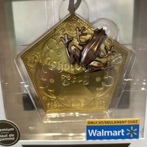 2025 Hallmark Harry Potter Chocolate Frog Box Premium Metal Red Box Ornament NIB